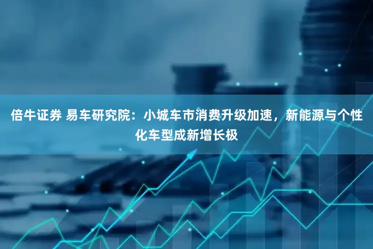倍牛证券 易车研究院：小城车市消费升级加速，新能源与个性化车型成新增长极